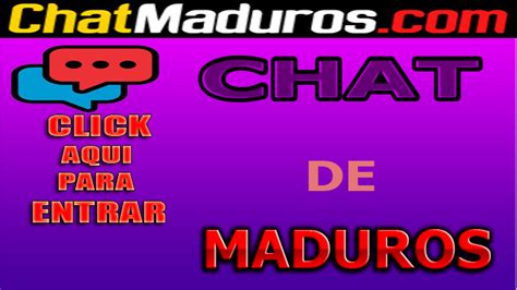 chat maduros